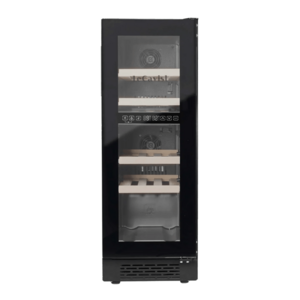 LeCavist 17 Bottle Dual Zone Wine Cabinet Black LJ17VN2ZBU