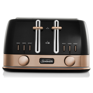 Sunbeam New York Collection 4 Slice Toaster Black Bronze TA4440KB