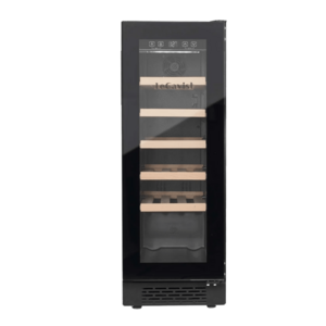 LeCavist 20 Bottle Single Zone Wine Cabinet Black LJ20VNBU