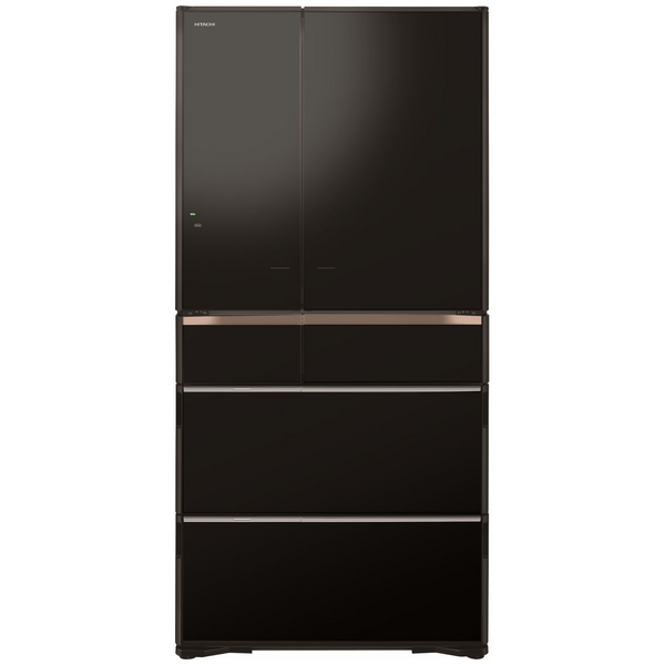 Hitachi 735L Multi Drawer French Door Refrigerator Crystal Black