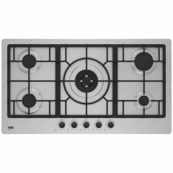 Beko 90cm Stainless Steel Gas Cooktop BCT90GX1