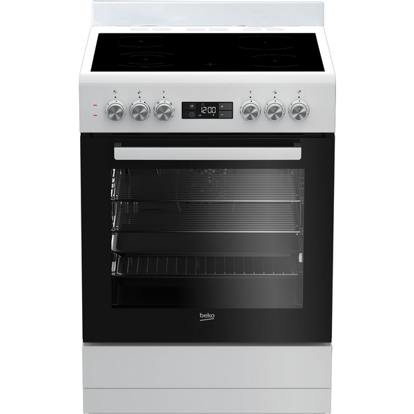 Beko 60cm Electric White Freestanding Oven BFC60VMW1