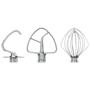 KitchenAid 3 Pack Beater Set for Tilt Head Artisan Stand Mixer 5KSM5TH3PSS