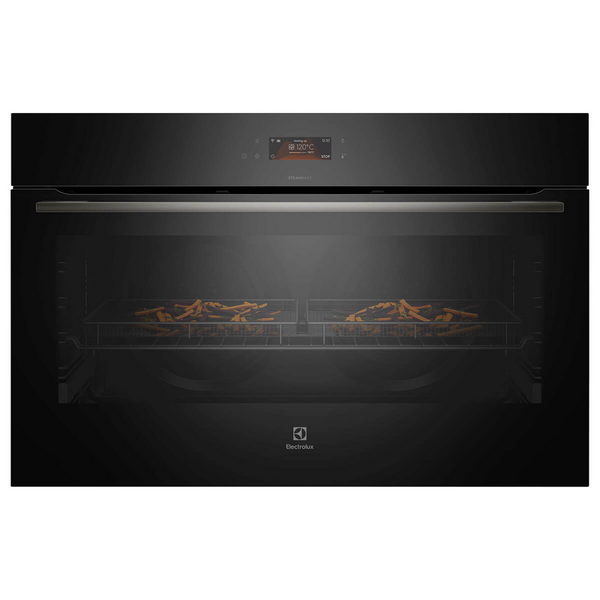Electrolux 90cm Pyrolytic Built-In Oven with Steam Bake Dark Stainless Steel EVEP9616DF