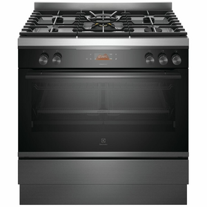 Electrolux 90cm Dual Fuel Pyrolytic Freestanding Oven/Stove EFEP916DSE