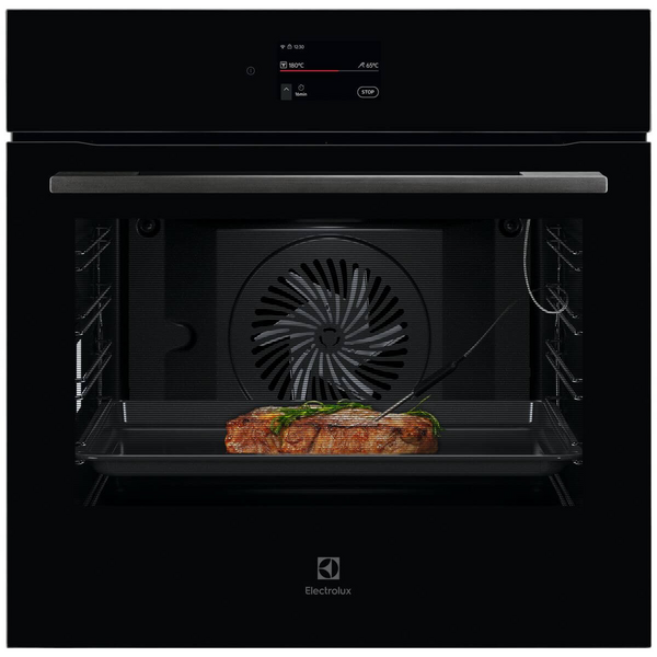 Electrolux Series 700 60cm Pyrolytic Oven Black Glass EVEP6816BF