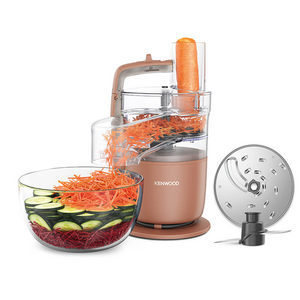 Kenwood MultiPro Go Food Processor Clay Red FDP22130RD
