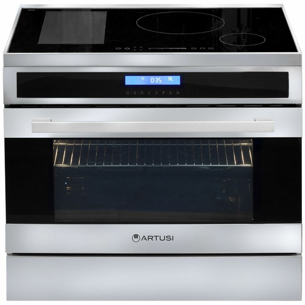 Artusi 90cm Induction Freestanding Oven Stainless Steel CAFI95X