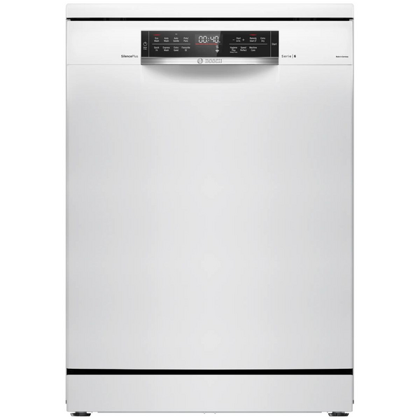 Bosch 60cm Series 6 Freestanding Dishwasher White SMS6HCW01A