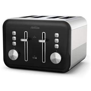 Sunbeam Simply Stylish Black 4 Slice Toaster TAP4004BK