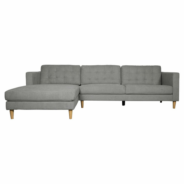 Ostro Furniture Ostro Esperence Three Seater Left Hand Chaise Sofa Steel U501SALHFCSXSHX