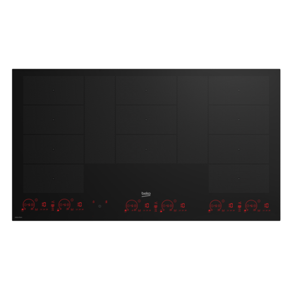 Beko 90cm Built-In Flexy Induction Cooktop with Luminous Control BCT904IG