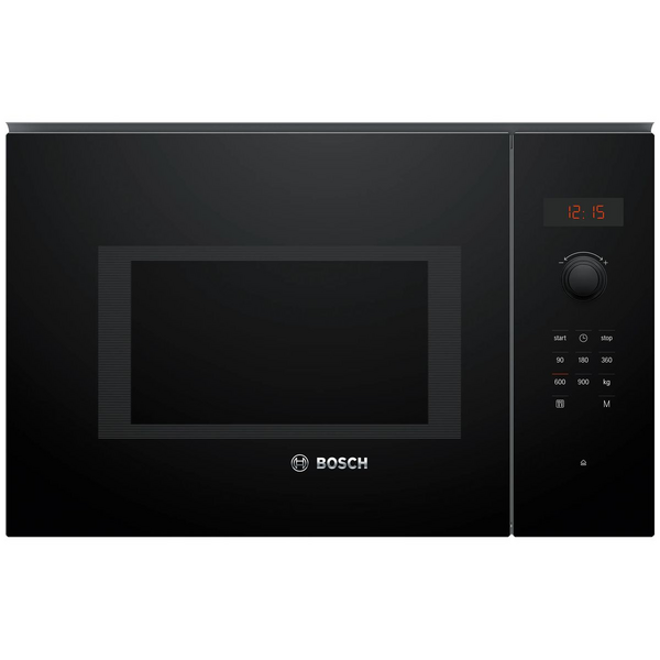 Bosch 25L Series 4 Built-In 900W Microwave Black BFL553MB1A