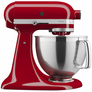 KitchenAid KSM195 Artisan Stand Mixer Empire Red 5KSM195PSAER