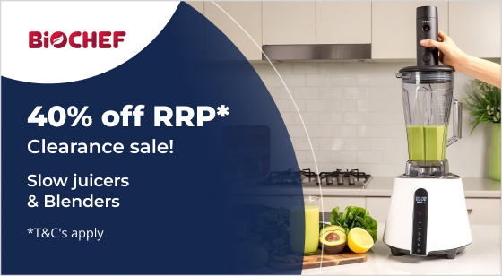 BIOCHEF 40% OFF RRP* CLEARANCE SALE