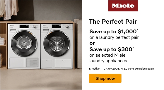 Miele “The Perfect Pair” laundry appliance promotion